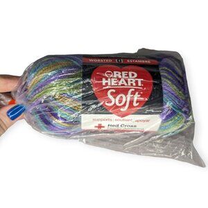 Red Hart Soft Watercolors Yarn 1 Skein NWT